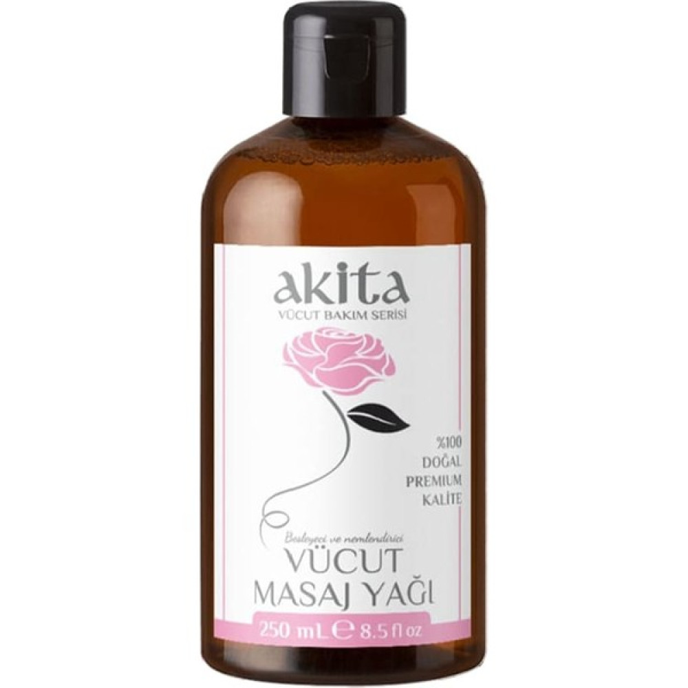 Akita % 100 Doğal Vücut Ve Masaj Yağı Gül 250mL Oto Boyaları Fiyatı