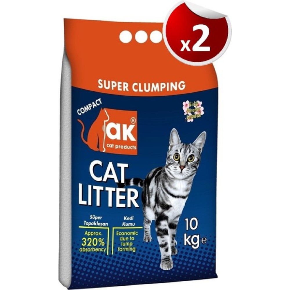 Akkum Bebek Pudrası Kokulu Ince Taneli Akkum Kedi Kumu 10 kg x 2 Adet Evcil Hayvan Ürünleri Fiyatı
