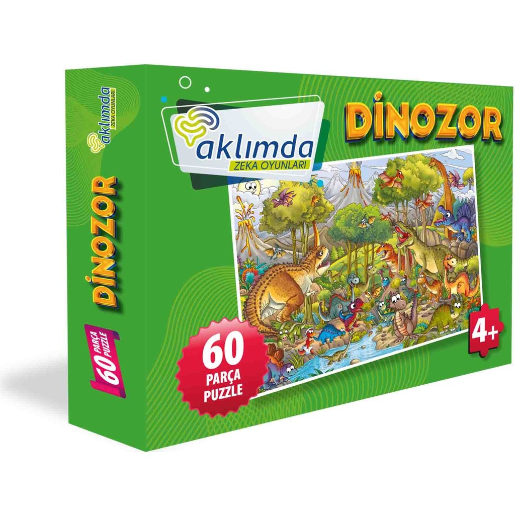 Aklımda Zeka Oyunları 60 Parça Puzzle -Dinozor Anne Bebek Oyuncak Fiyatı