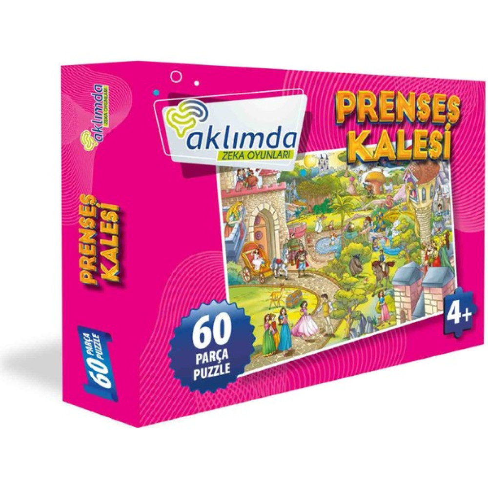 Aklımda Zeka Oyunları 60 Parça Puzzle -Prenses Kalesi Puzzle & Aksesuarları Fiyatı