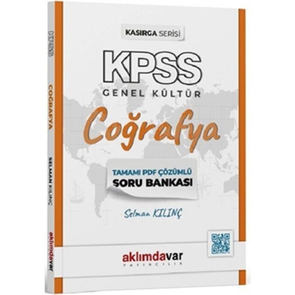 Aklımdavar Yayıncılık 2024 KPSS Kasırga Serisi Coğrafya Soru Bankası KPSS Fiyatı
