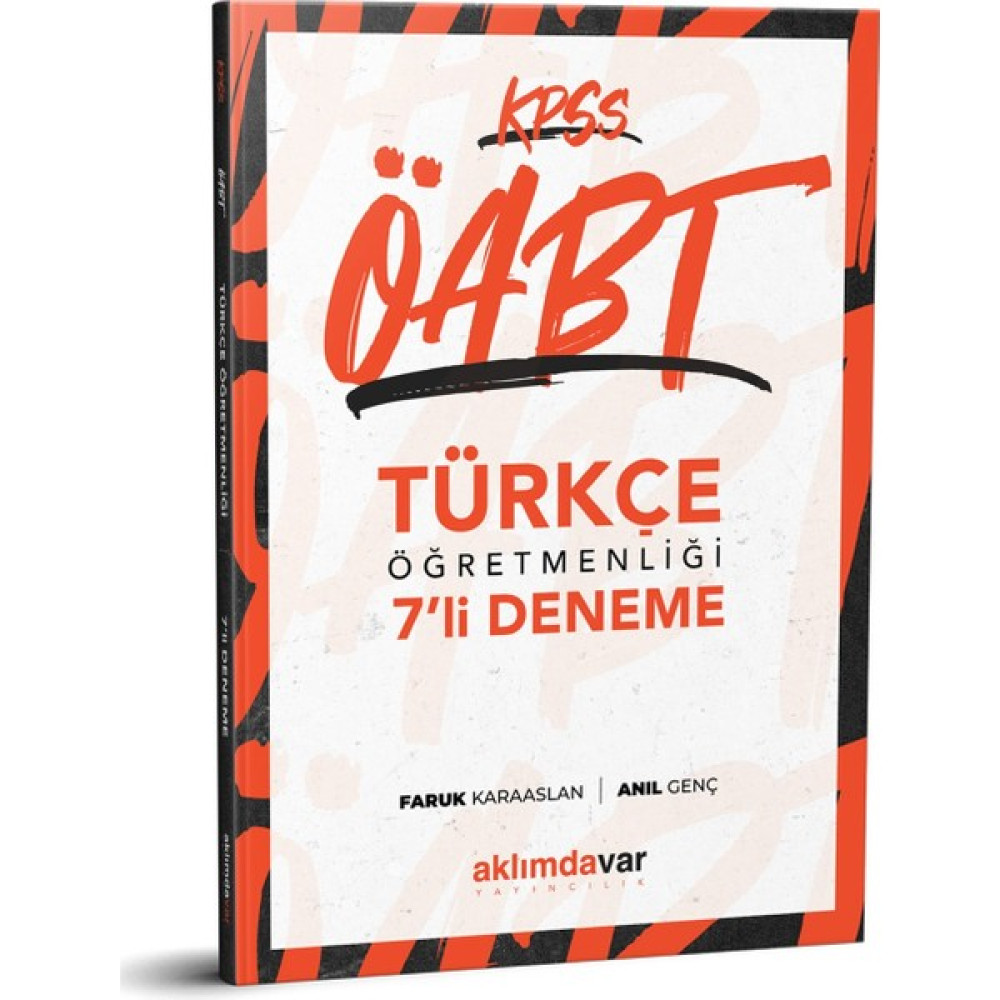 Aklımdavar Yayıncılık Kpss Öabt Türkçe Öğretmenliği 7 Deneme KPSS Fiyatı