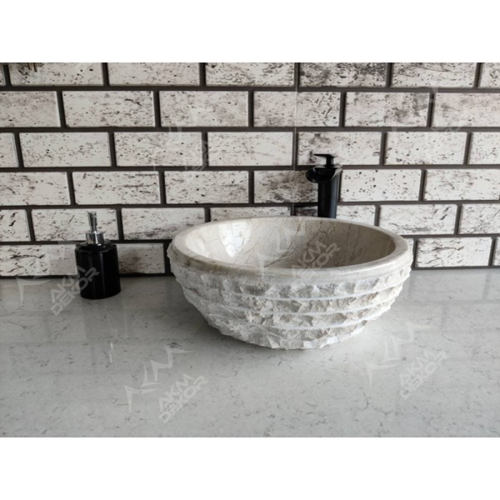 Akm Dekor Bej Patlatma Mermer  Lavabo - ÇANAK Oto Boyaları Fiyatı