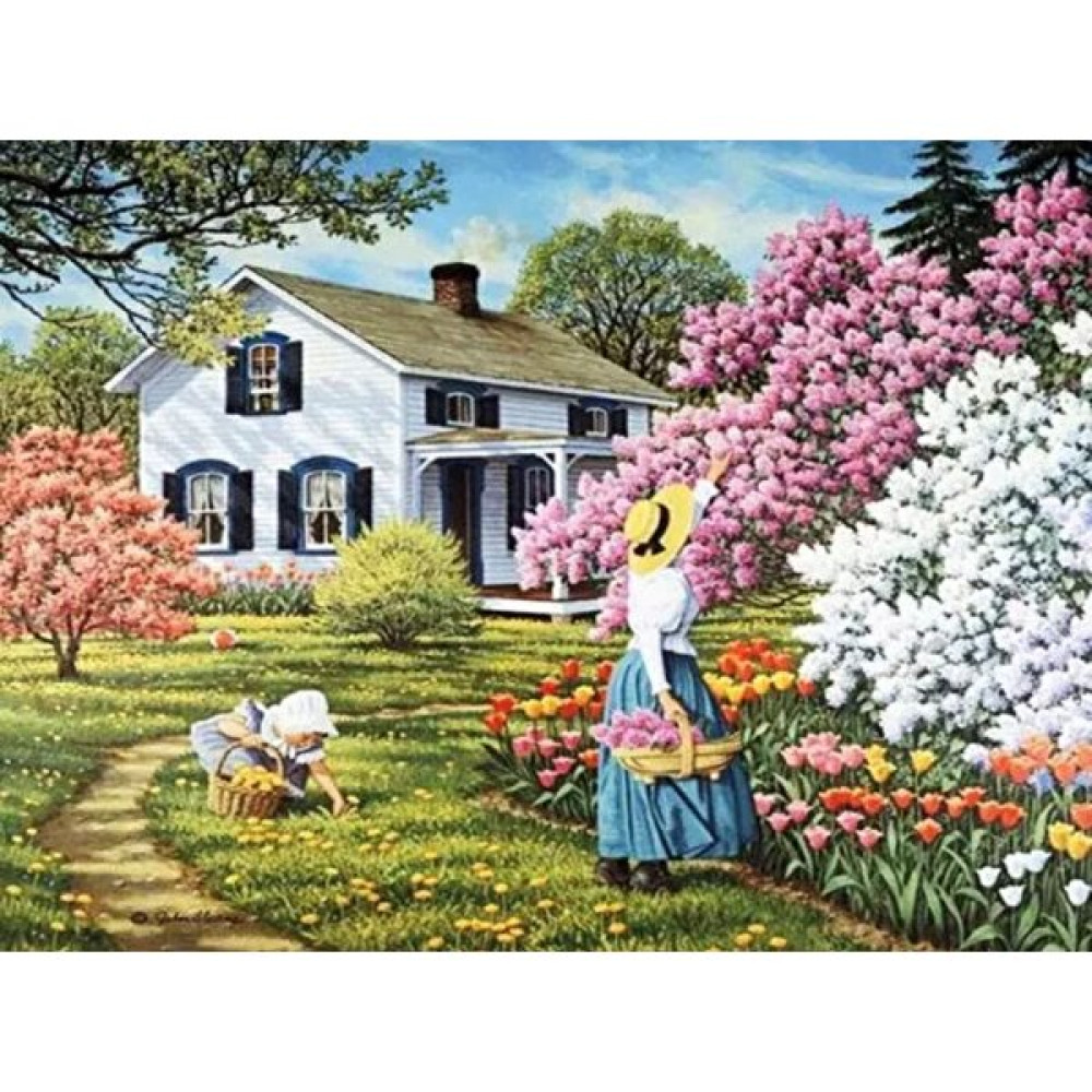 Akmer Sayılarla Elmas Boyama Hobi Seti - Çiçek Toplayan Anne-Kız 30X40 cm Sanatsal Malzemeler Fiyatı
