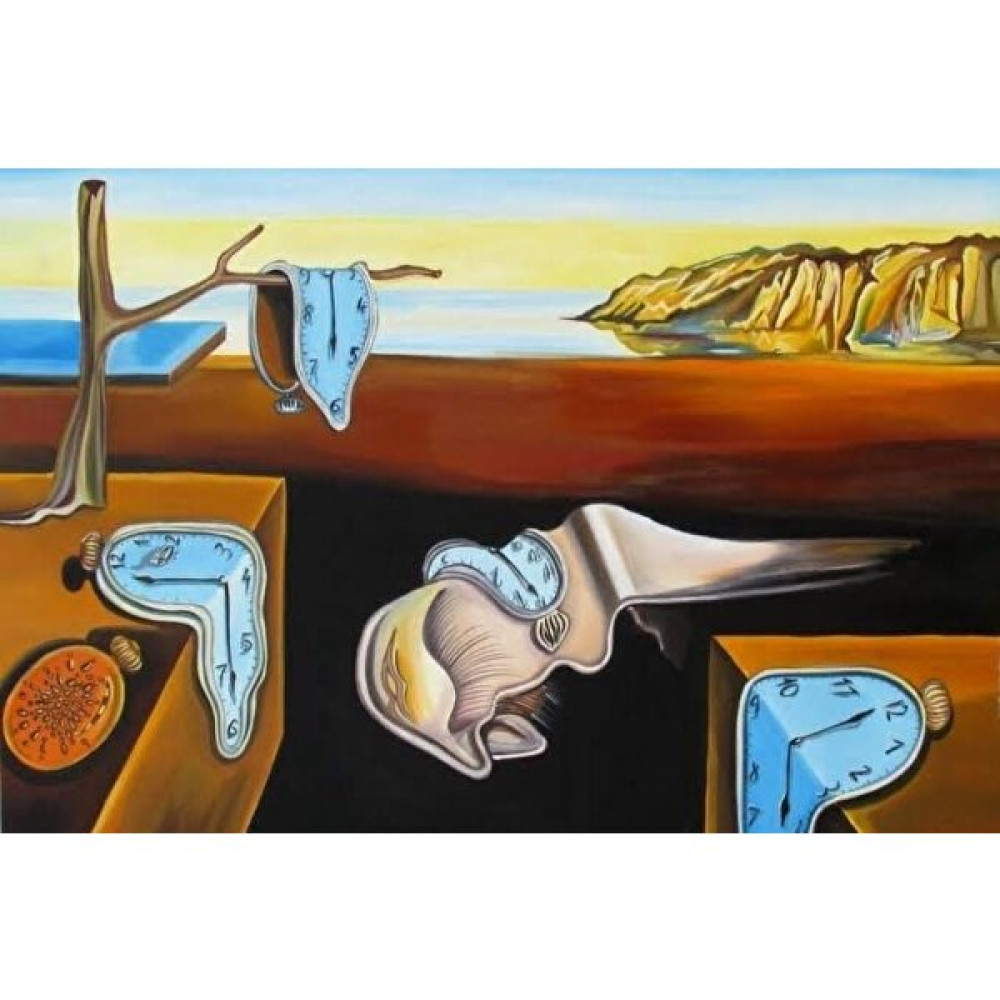 Akmer Sayılarla Elmas Boyama Hobi Seti - Salvador Dali Belleğin Azmi Tablosu 30 x 40 cm - Kahverengi Sanatsal Malzemeler Fiyatı