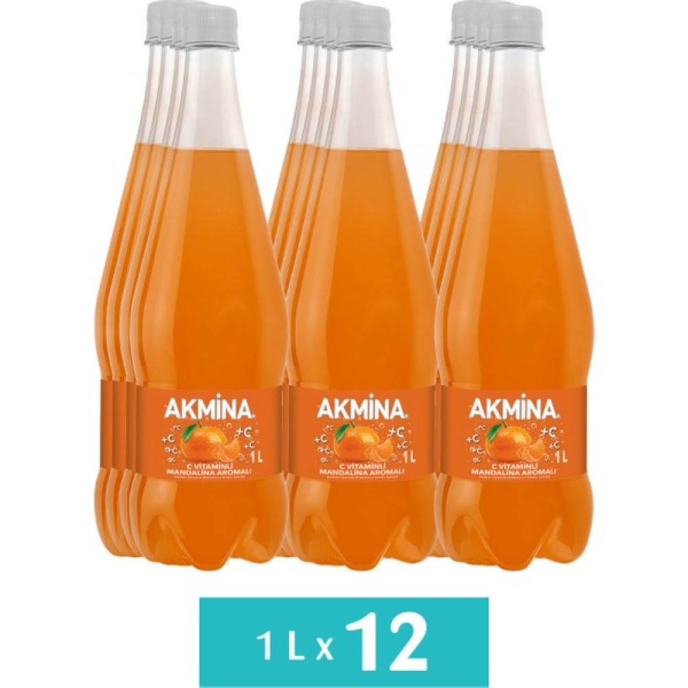 Akmina C Vitaminli Mandalina Aromalı Maden Suyu 12 x 1 Lt Diğer Fiyatı