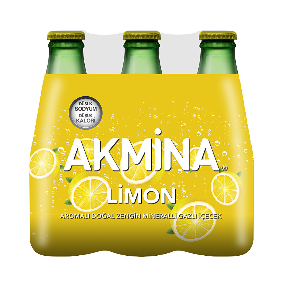 Akmina Limon Aromalı Maden Suyu 6x200 ml Maden Suyu ve Soda Fiyatı