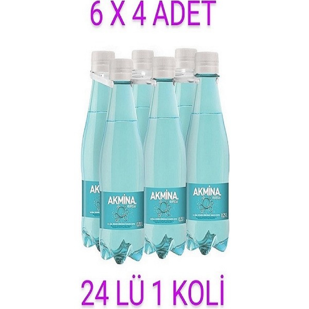Akmina Maden Suyu Sade 250 cc 6*4 24 Ad Diğer Fiyatı