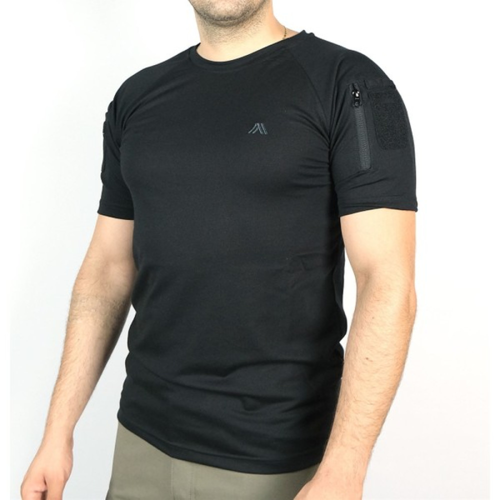 Akn Taktik/outdoor Bisiklet Yaka Siyah T-Shirt T-Shirt & Sweatshirt (Outdoor) Fiyatı