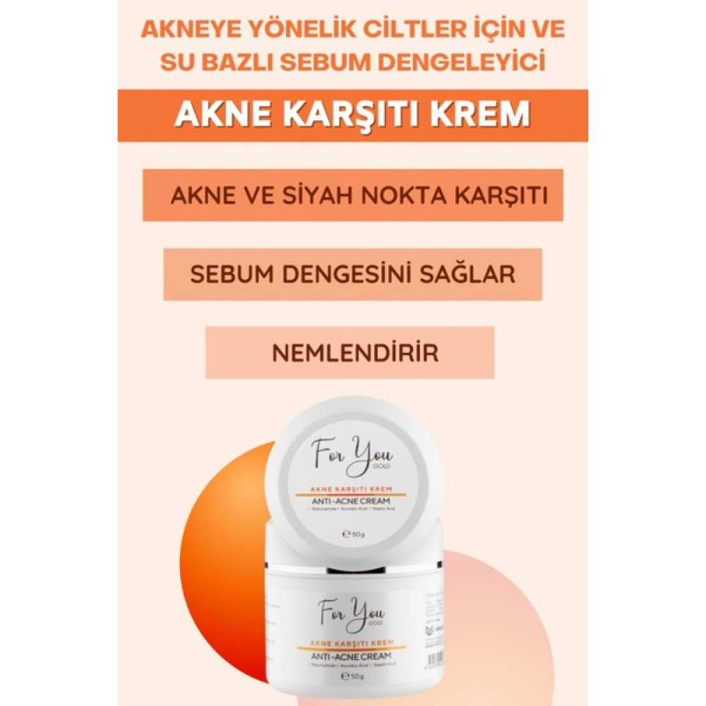 Akneye Yönelik Ciltler Için ve Su Bazlı Sebum Dengeleyici Bakım Kremi (Akne Karşıtı Krem) Nemlendiriciler Fiyatı