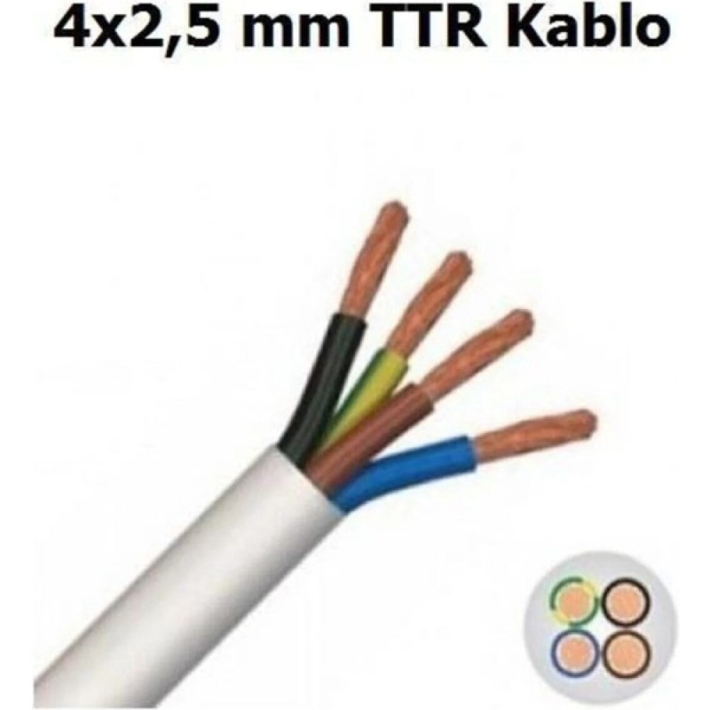 Ako Kablo 4x2.5 Ttr Çok Telli̇ Klima Kablo 3 mt fiyatı Oto Boyaları Fiyatı