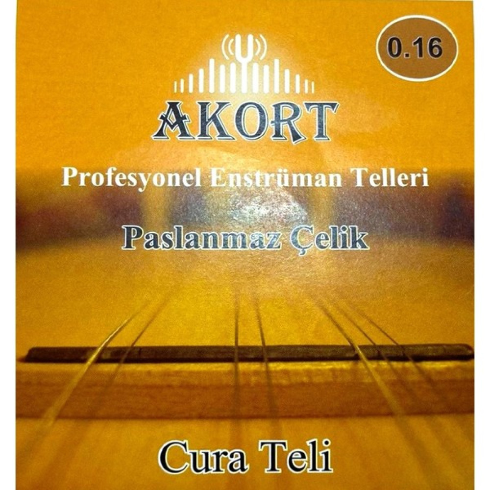 Akort Cura Teli Paslanmaz 0.16 Müzik Aleti Aksesuarları Fiyatı