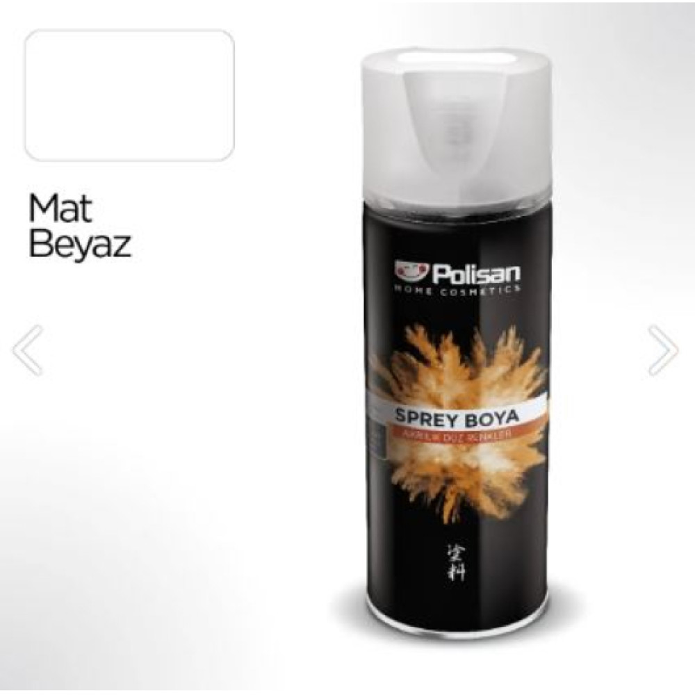Akrilik Sprey Boya Mat Beyaz 400 Ml Boyalar Fiyatı