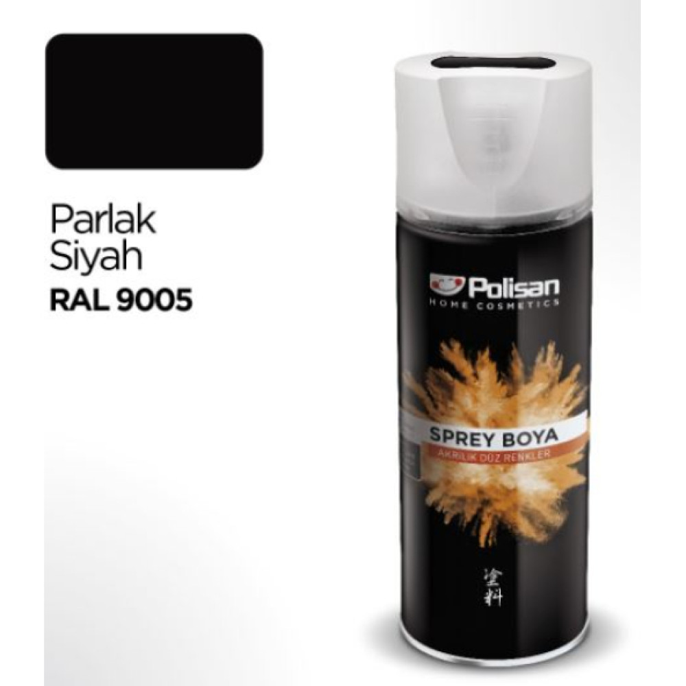 Akrilik Sprey Boya Parlak Siyah (Ral9005) 400 Ml Boyalar Fiyatı