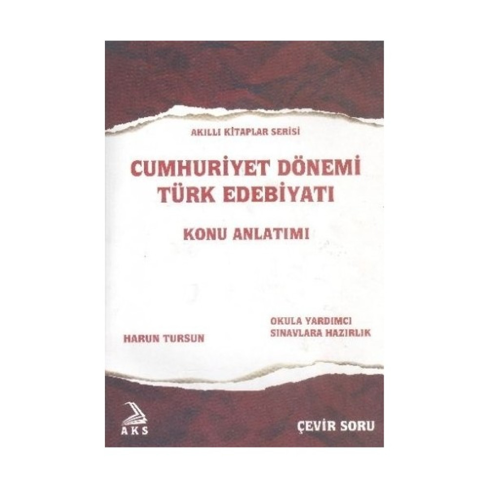 Aks Yayınları Cumhuriyet Dönemi Edebiyat Soru Bankası Klp Kaynak Kitapları Fiyatı