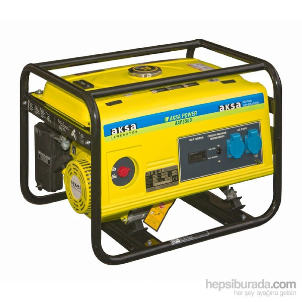 Aksa AAP-3500E Benzinli Jeneratör 3kVA Nalburiye & Hırdavat Fiyatı