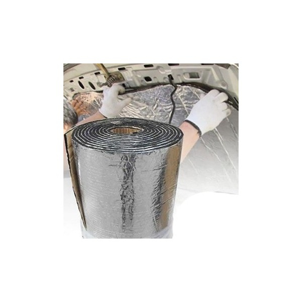 Aksa Acoustic Alüminyumlu Kendinden Yapışkanlı Oto Ses Yalıtım 120X100CM Dış Cephe Yalıtım Malzemeleri Fiyatı