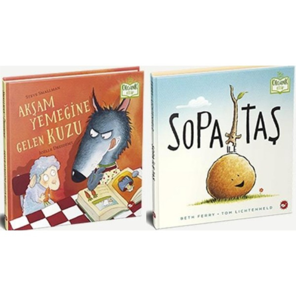 Akşam Yemeğine Gelen Kuzu - Sopa ile Taş - 2 Kitap Set (Ciltli) Çocuk Masal Fiyatı