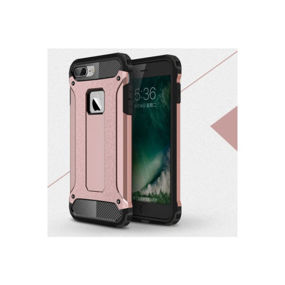 Aksefizz Apple iPhone 8 Plus Kılıf Armor Üstün Korumalı Dayanıklı Zırhlı Military Kapak - Rose Gold Cep Telefonu Kılıfı Fiyatı