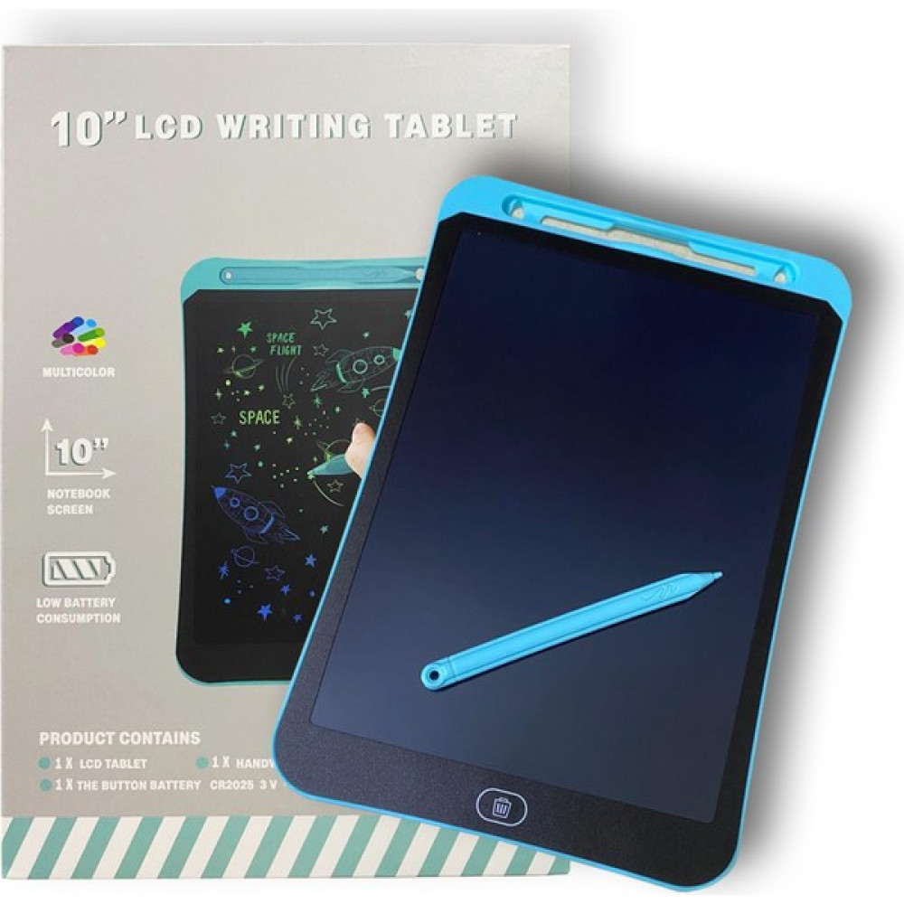 Aksesuarcı 10" Büyük Digital Çocuk Yazı Tahtası Grafik Çizim Tableti LCD 10" Inc Ekran - Dijital Yazı Tahtası Eğitici Oyuncak Fiyatı