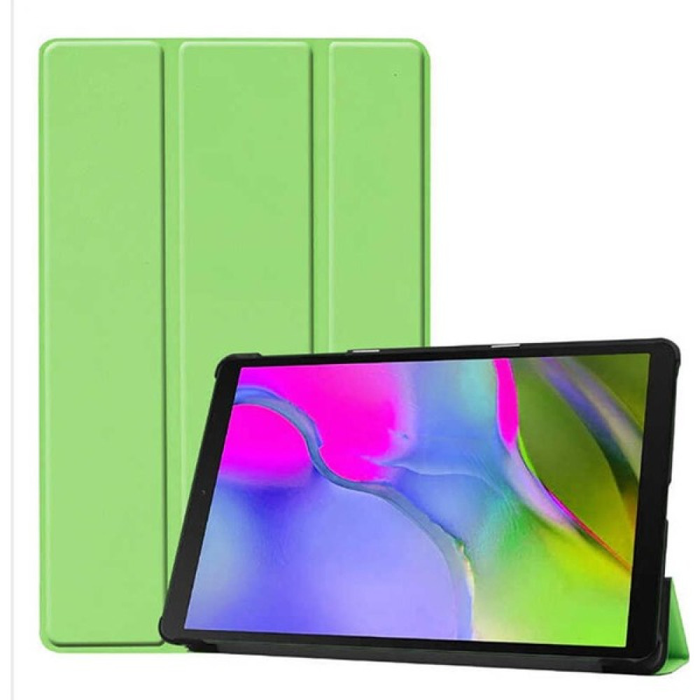 Aksesuarcim Samsung Galaxy Tab A 10.1 T580 T585 T587 P580 P585 Kılıf Silikon Standlı Ince Kapak - Yeşil Tablet Kılıfı Fiyatı