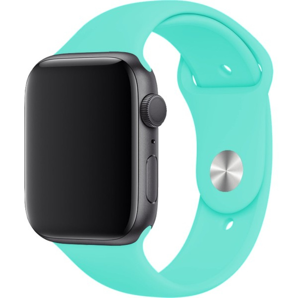 AKSESUARIZM Apple Watch 8 41MM Spor Silikon Kordon Su Yeşili Kauçuk Kayış Kordon Giyilebilir Teknoloji Aksesuarları Fiyatı