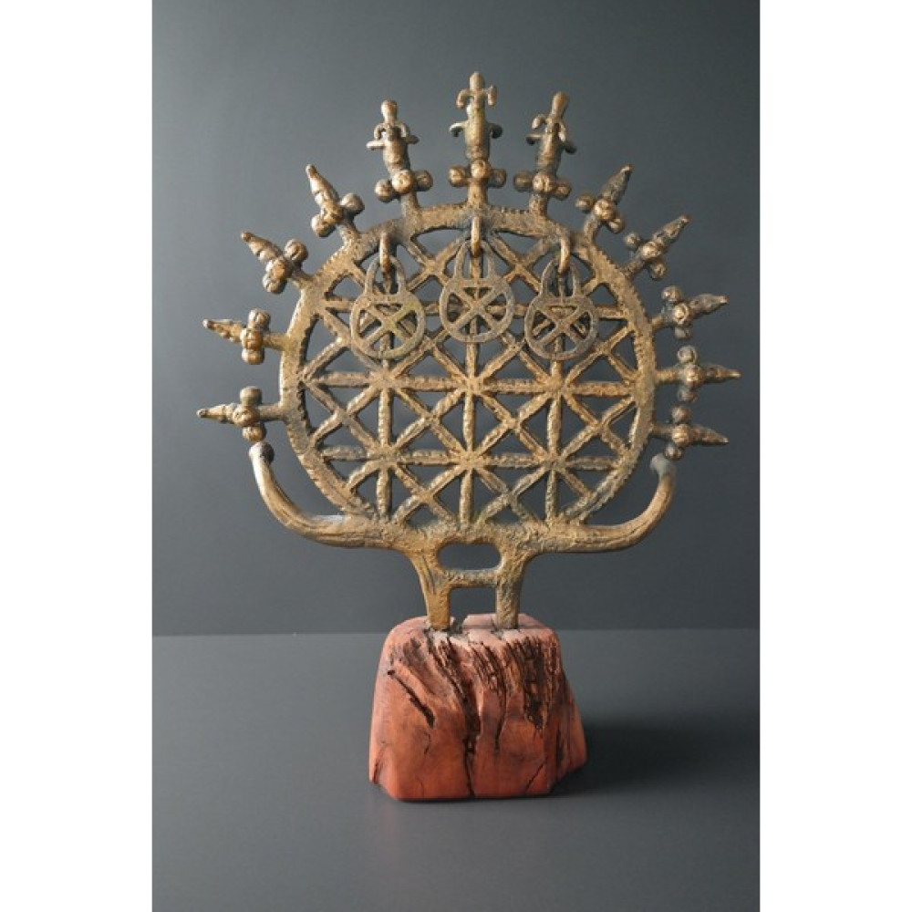 Akşit Sanat Törensel Sembol Güneş Kursu Hitit Güneşi 43 cm - Renkli Biblo Fiyatı