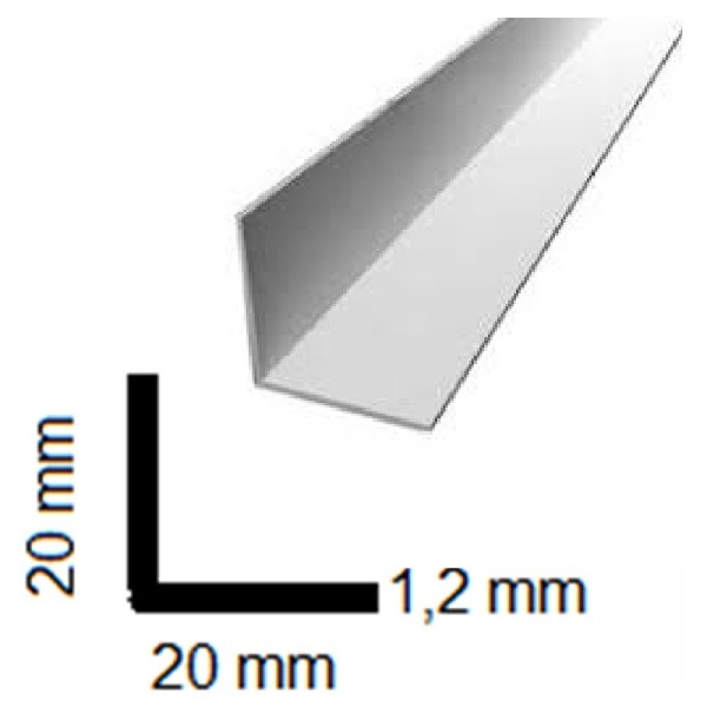 Aksmar Aluminyum Köşebent 20X20 mm - 6 mt Boyunda (Kargo Için 3 Eşit Parçaya Bölerek Gönderilecek) Oto, Bahçe, Yapı Market Fiyatı