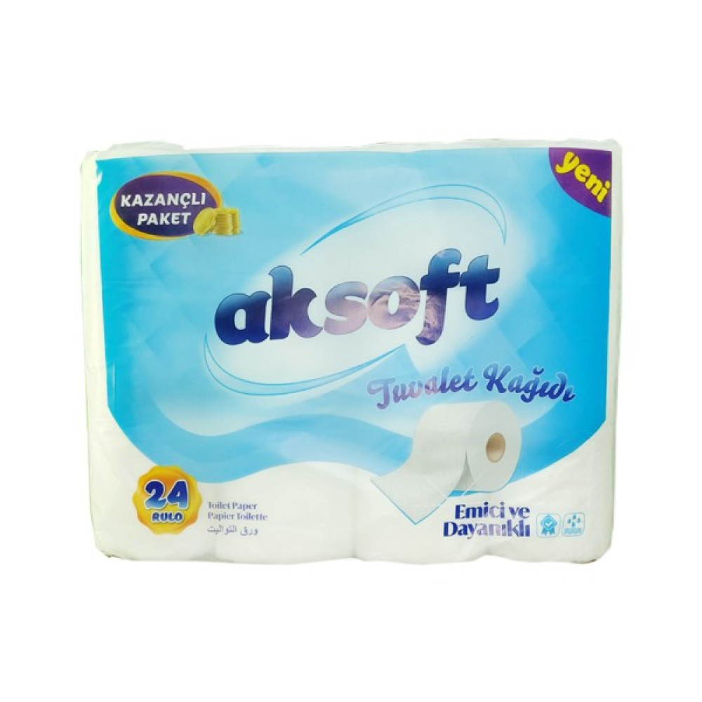 Aksoft Tuvalet Kağıdı 2 Katlı Tuvalet Kağıdı Fiyatı