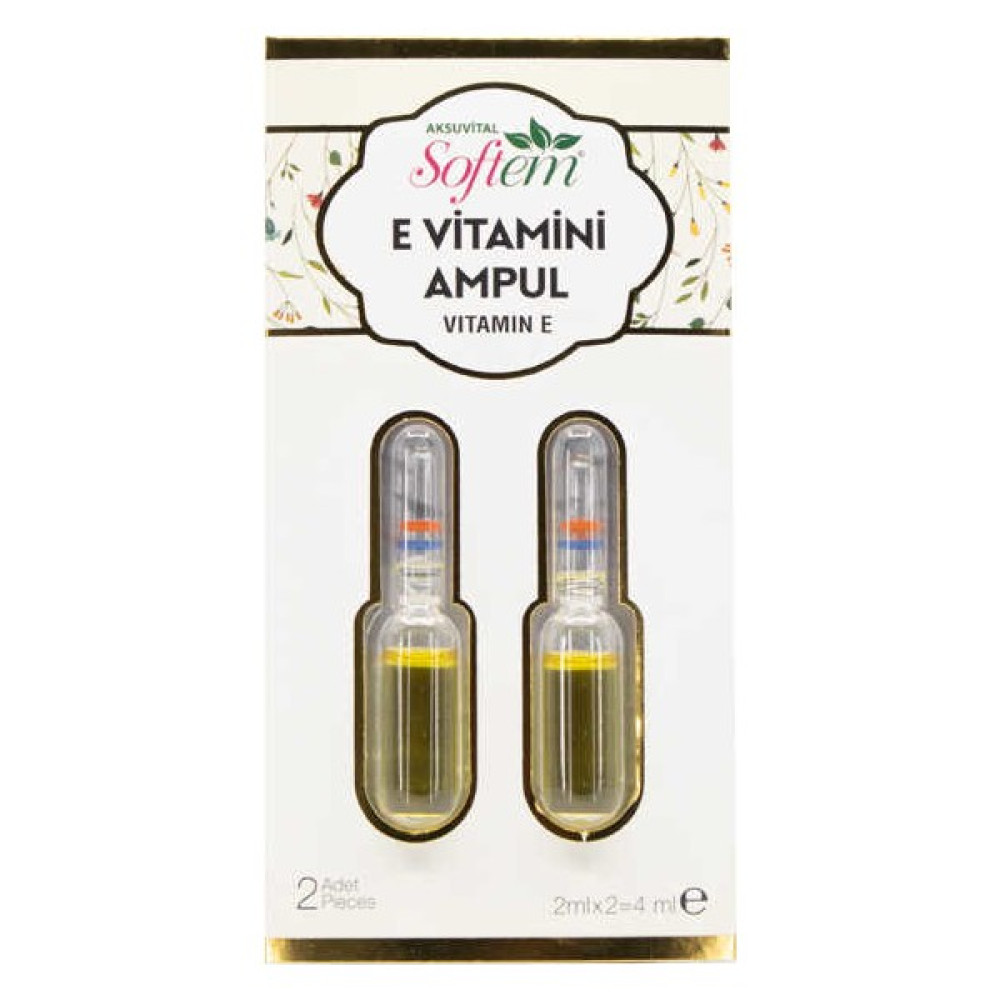 Aksu Vital E Vitamini Ampül 2x2 ml Anti-Aging / Yaşlanma Karşıtı Fiyatı