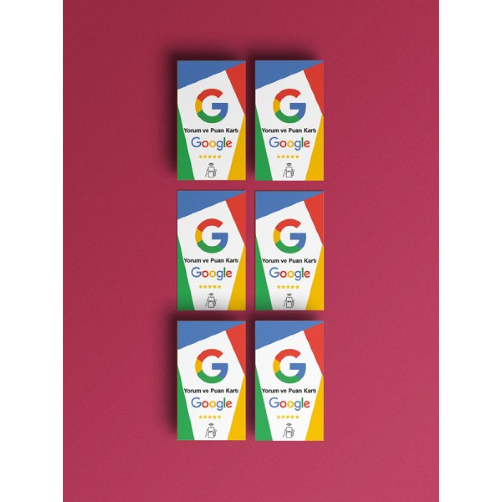 Aktap 6lı Nfc Google Yorum Kartı Türkçe Veya Ingilizce Yorum Kartları Oto Boyaları Fiyatı