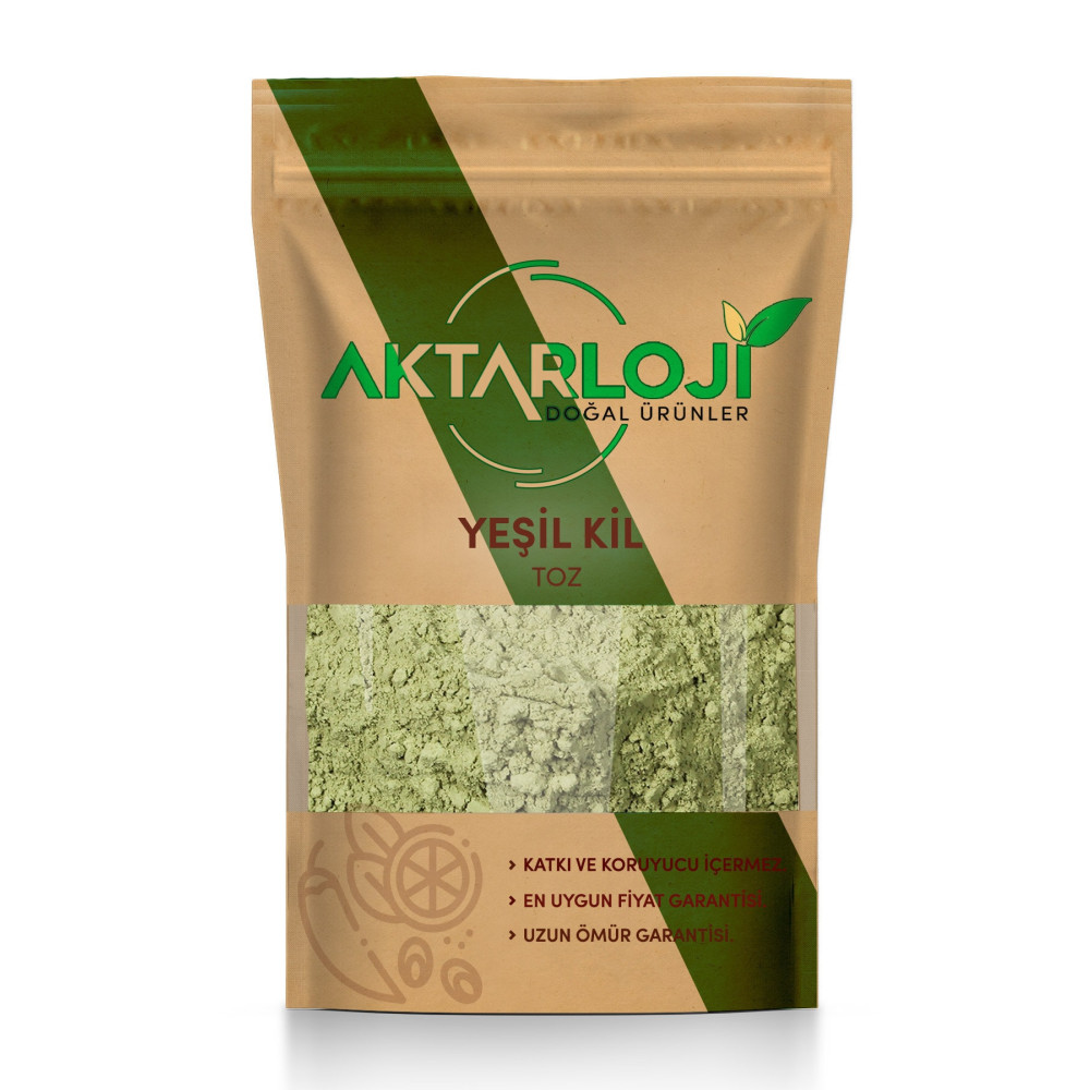 aktarloji 1 kg Toz Yeşil Kil Cilt Ve Yüz Maskesi İçin Cilt ve Yüz Bakımı Fiyatı