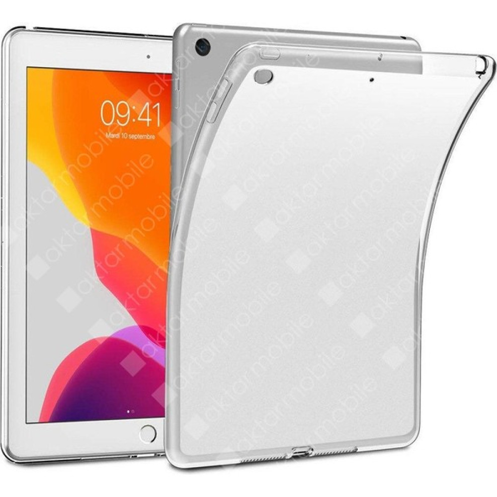 AktarMobile Apple iPad 9. Nesil 2021 10.2" Inc Kılıf Şeffaf Silikon Tablet Kılıfı Esnek Tpu Kapak Arkası Buzlu Renksiz Tablet Kılıfı Fiyatı