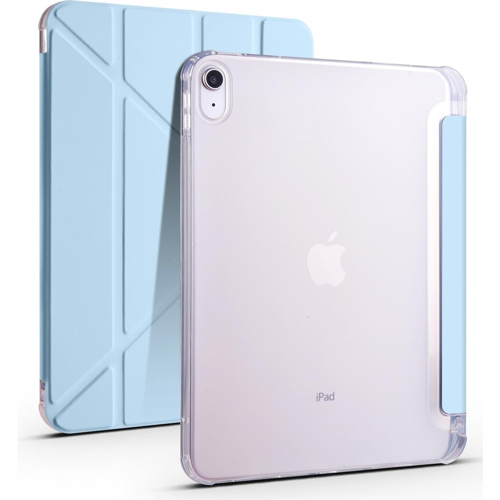 AktarMobile iPad 10. Nesil iPad A16 (11. Nesil) uyumlu Uyumlu Kılıf Kalem Bölmeli Trifold Standlı Akıllı Uyku Modlu Kapak - Mavi - iPad 10 - 11 (A16) Tablet Kılıfı Fiyatı
