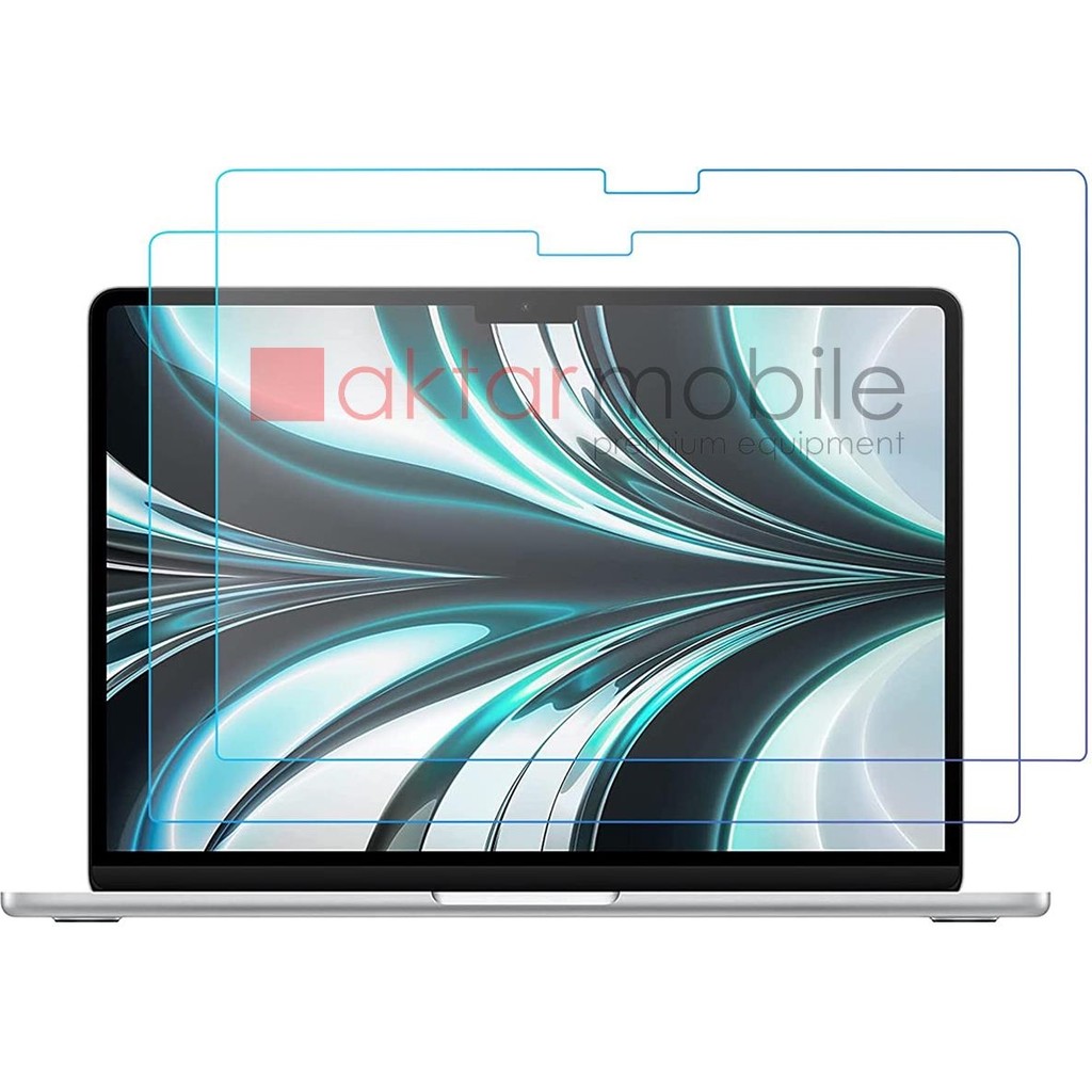AktarMobile MacBook Air M2 13.6" 2022 A2681 Uyumlu Ekran Koruyucu - 2 Adet - Ultra Ince & Kırılmaz & Tam Uyum - Şeffaf - Air M2 13.6 - A2681 Cep Telefonu Ekran Koruyucusu Fiyatı