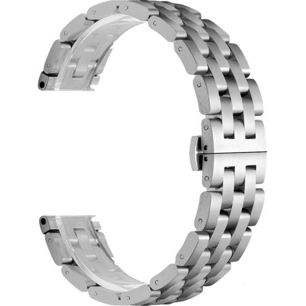 AktarMobile Samsung Galaxy Watch 6 Classic 43 / 47 mm Uyumlu Metal Kordon Paslanmaz Çelik Kayış Premium - Gümüş Giyilebilir Teknoloji Aksesuarları Fiyatı