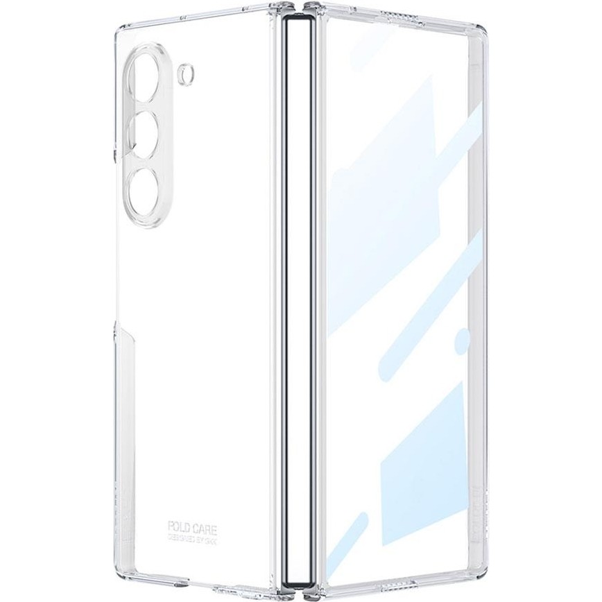 AktarMobile Samsung Galaxy Z Fold 6 Uyumlu Kılıf Premium Camlı Kapak Kamera Korumalı Metalik Kenarlı Glitter - Şeffaf Cep Telefonu Kılıfı Fiyatı