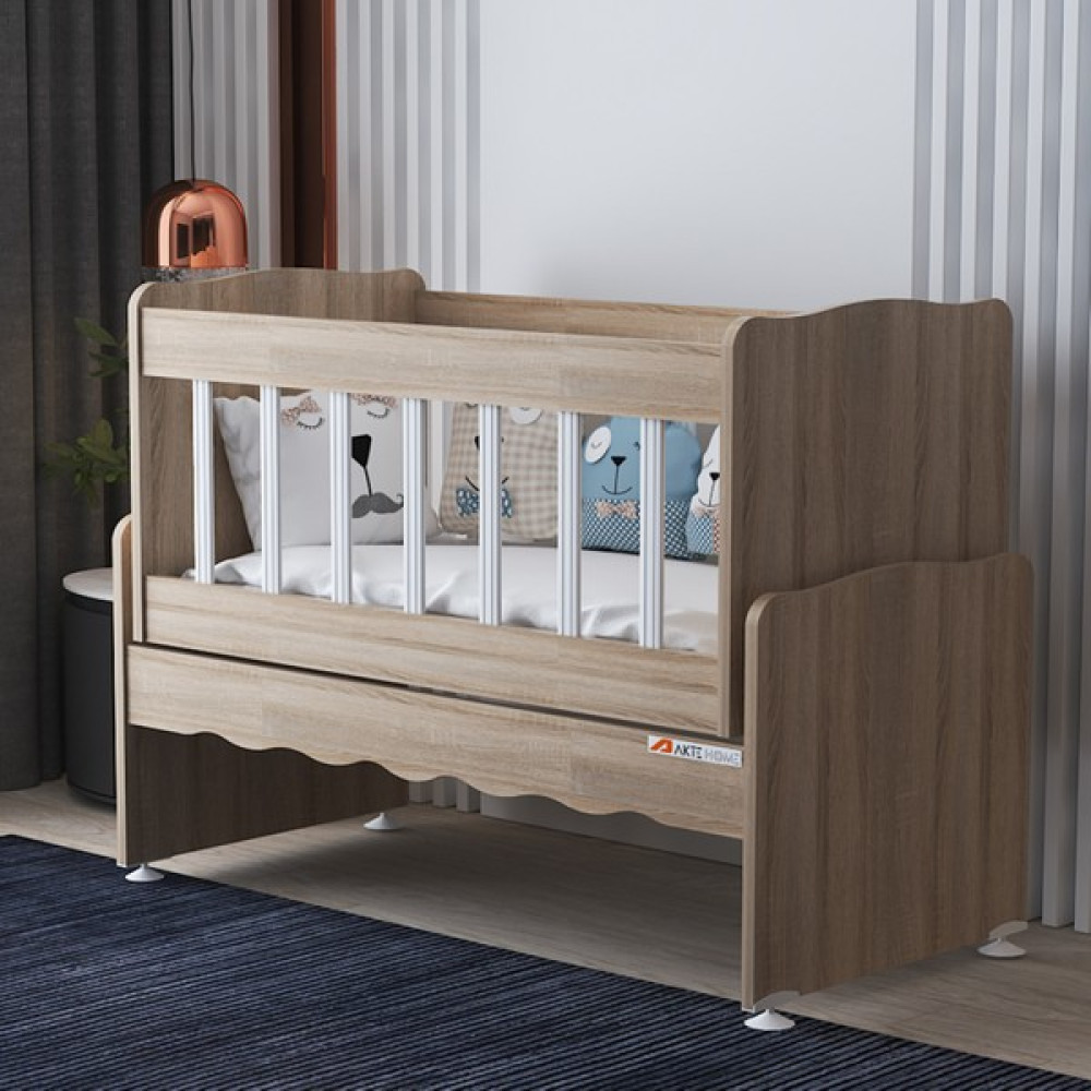 Akte Home Sallanır Anne Yanı Ahşap Bebek Beşiği - Sonoma Beşik Fiyatı