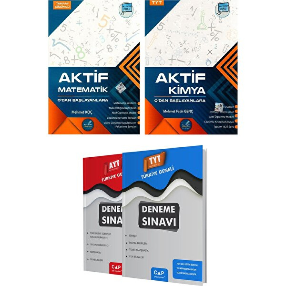 Aktif Öğrenme Yayınları Aktif Matematik + TYT Aktif Kimya Kaynak Kitapları Fiyatı