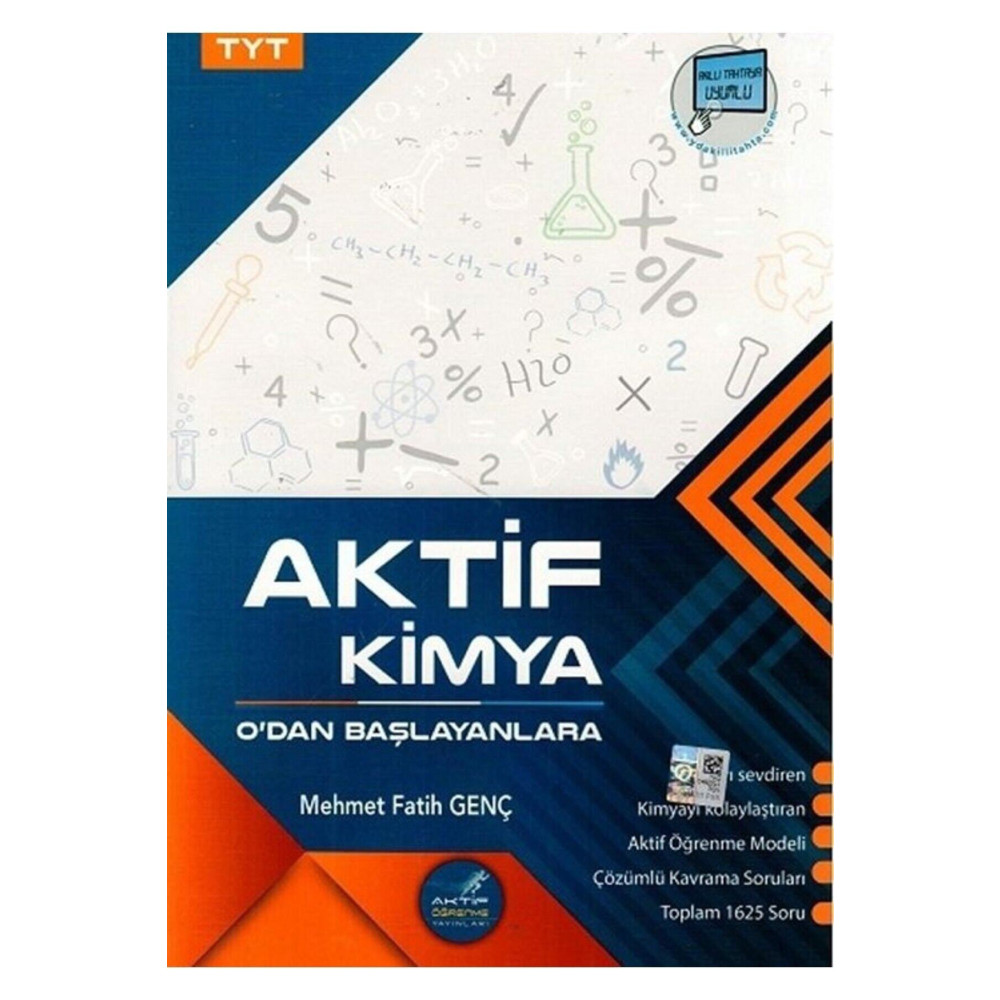 Aktif Öğrenme Yayınları Aktif Öğrenme YKS TYT Aktif Kimya 0 dan Başlayanlara Aktif Öğrenme Yayınları Ders Sınav Kitapları Fiyatı