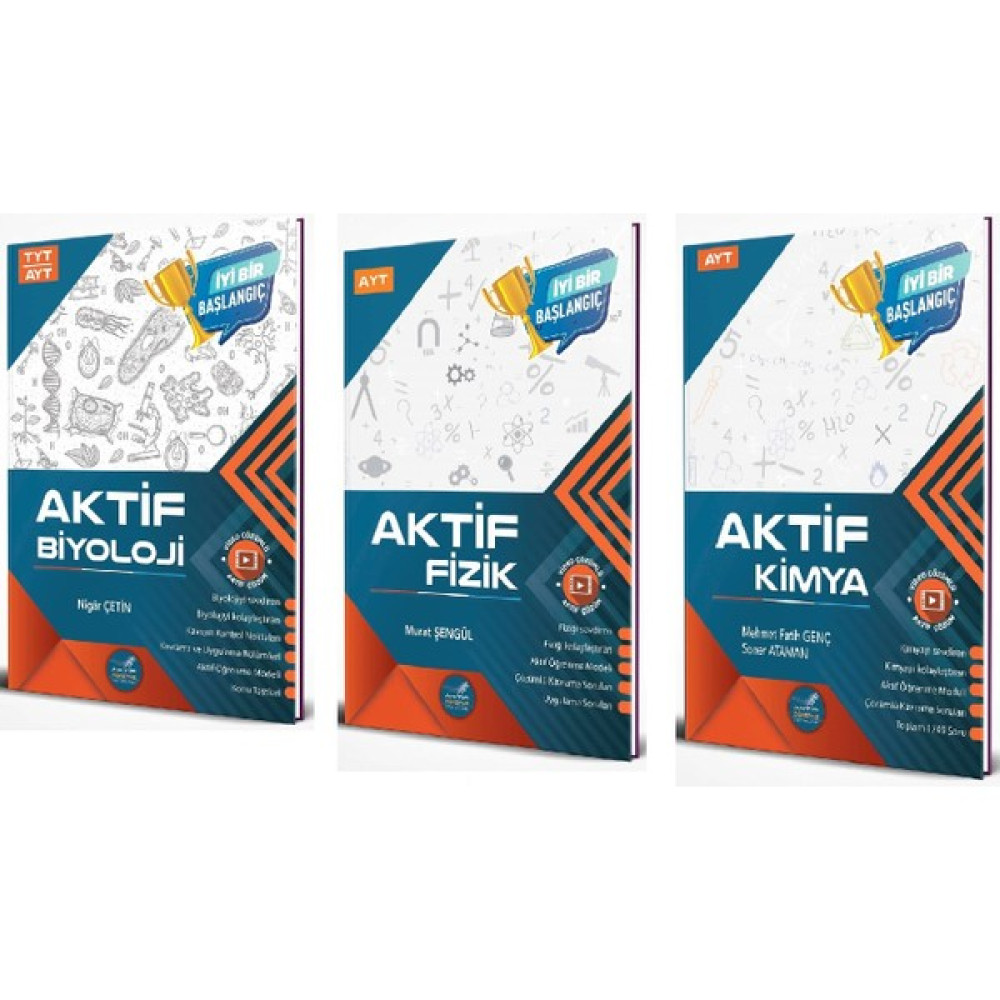 Aktif Öğrenme Yayınları Aktif TYT AYT 0 Dan Başlayanlara Biyoloji-Aktif YKS AYT 0 Dan Başlayanlara Fizik-Aktif YKS AYT 0 Dan Başlayanlara Kimya Kaynak Kitapları Fiyatı