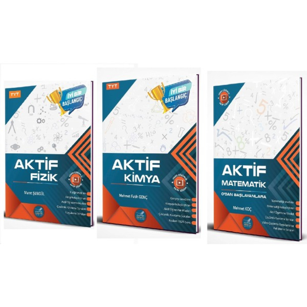Aktif Öğrenme Yayınları TYT 0 Dan Başlayanlara Fizik - Aktif TYT 0 Dan Başlayanlara Kimya - Aktif TYT 0 Dan Başlayanlara Matematik 1 Temel Yeterlilik Testi (TYT) Fiyatı