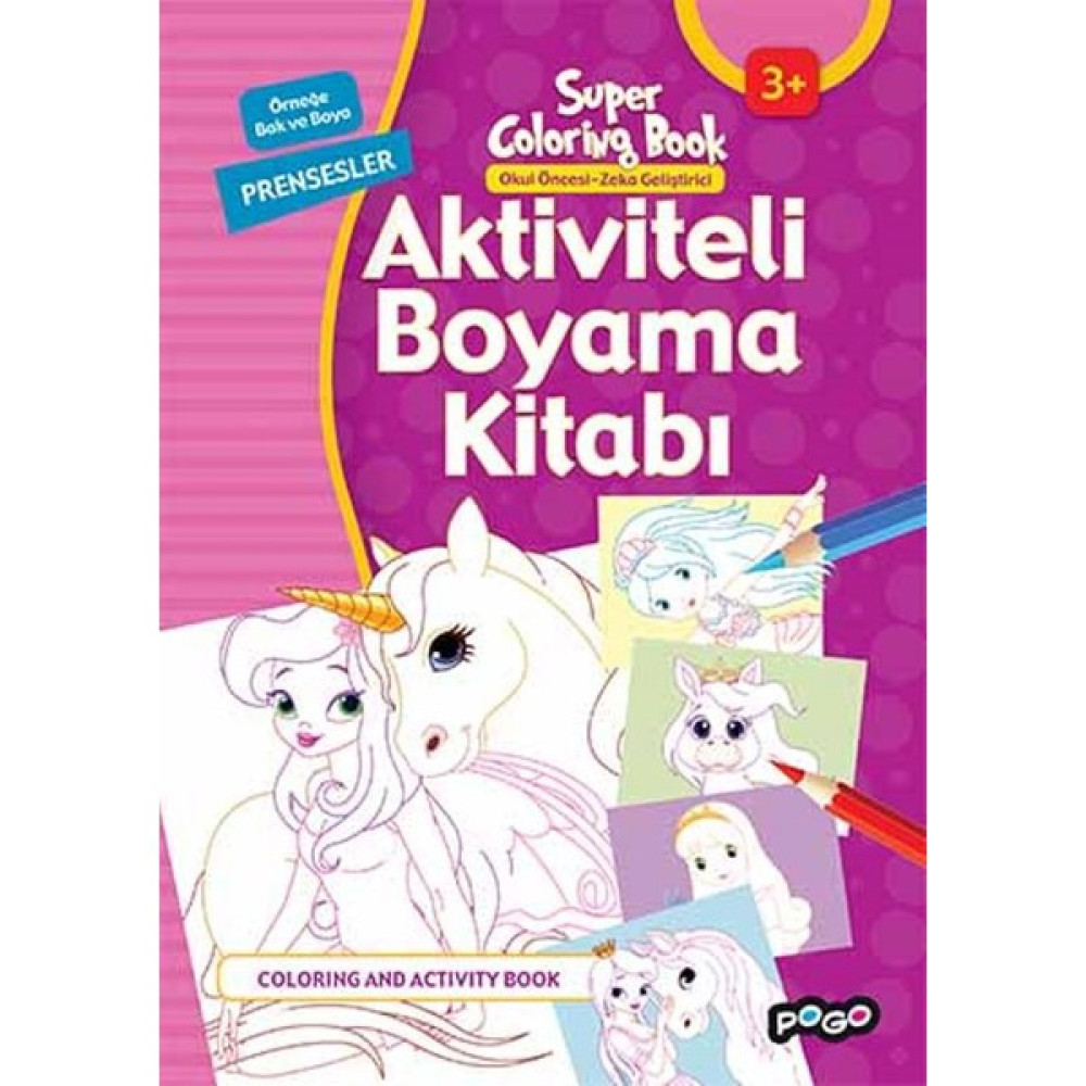 Aktiviteli Boyama Kitabı Prensesler Zeka Geliştirici Kitaplar Fiyatı