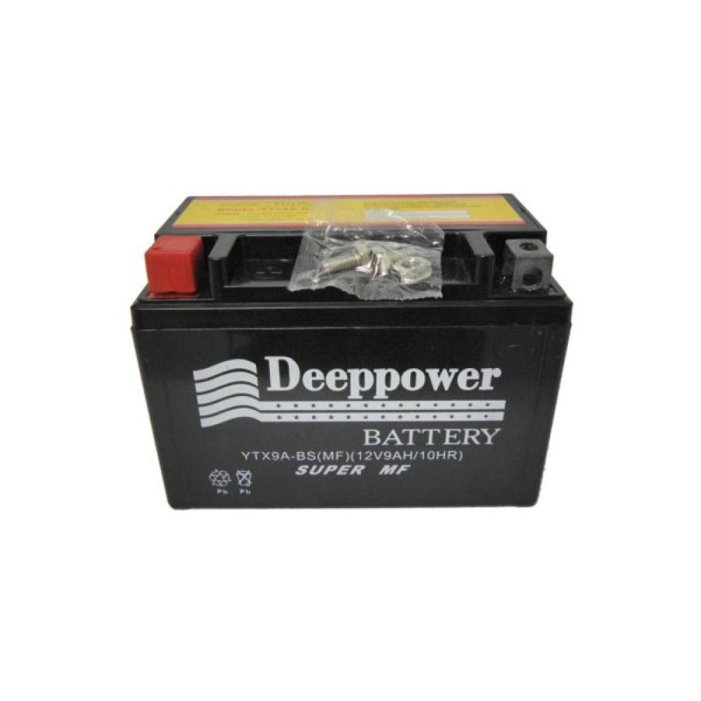 Akü Motor YTX9A-BS (12V 9AH/10HR) Deeppower Akü Fiyatı