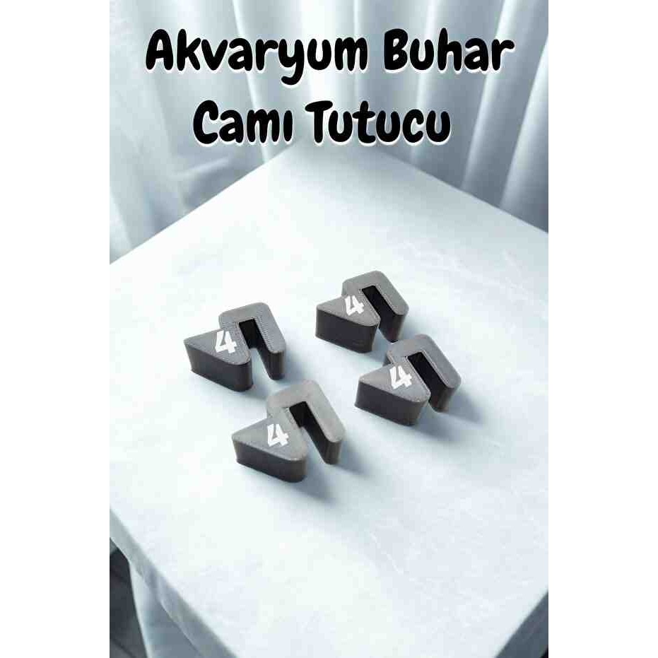 Akvaryum Buhar Camı Tutucu Klips 4lü Set Evcil Hayvan Ürünleri Fiyatı