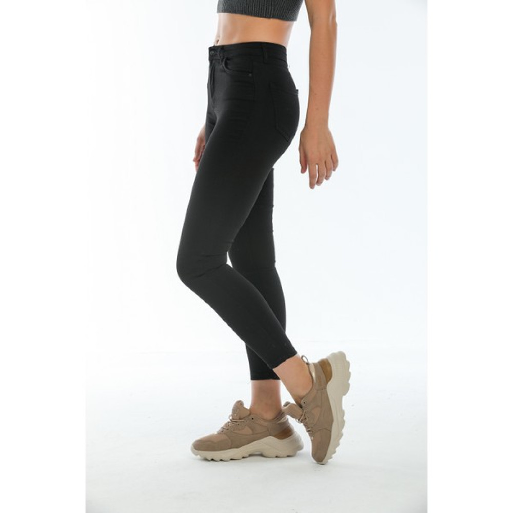 Akvaryum Butik Siyah Toparlayıcı Yüksek Bel Skinny Jeans Bayan Jeans / Kot Pantolon Fiyatı