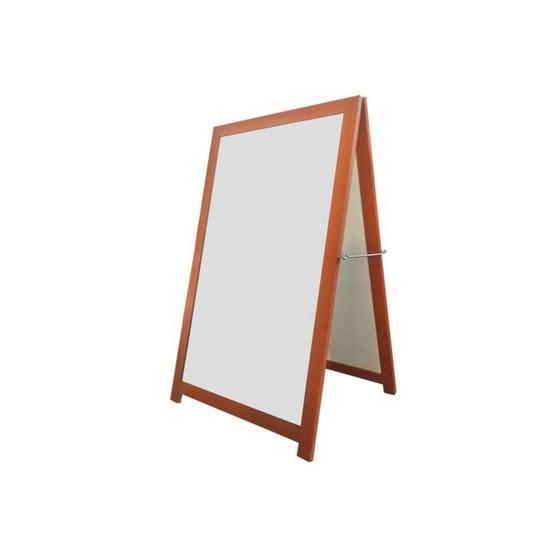 Akyazı 60x85 cm Ahşap Ayaklı Eskitme Üçgen Yazı Tahtası