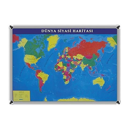 Akyazı 70x100 Dünya Siyasi Harita