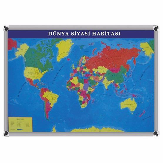 Akyazı 70x100 Dünya Siyasi Harita