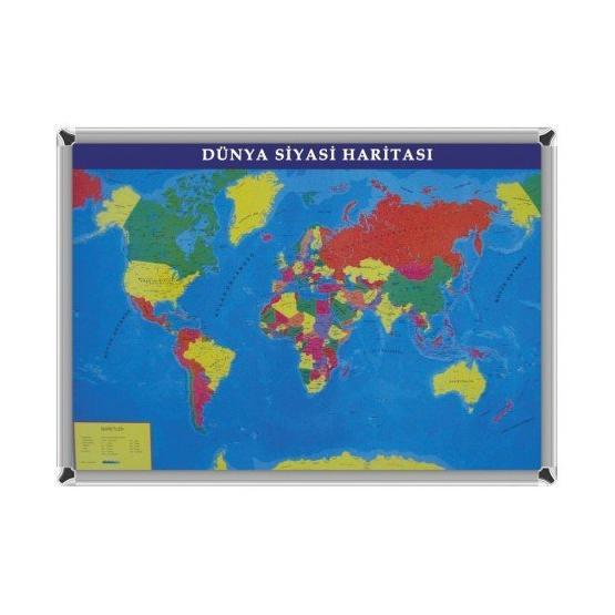 Akyazı 70x100 Dünya Siyasi Harita Harita & Küre Fiyatı
